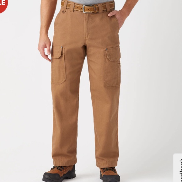 Duluth Men's Fire Hose Relaxed Fit Cargo Work Pants
#92204 brown or tan (Sku234) - Picture 8 of 12